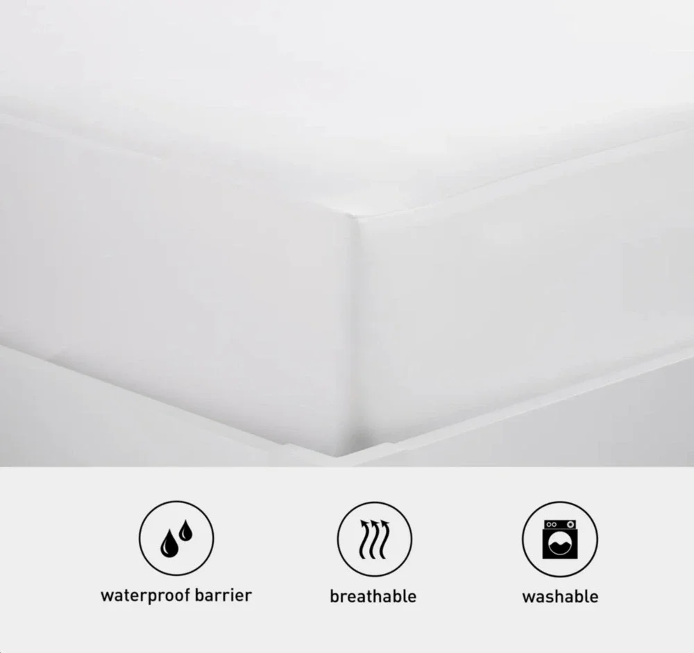 BEDGEAR 3.0 Mattress Encasement Queen Waterproof Bed Bug Protector upto 16